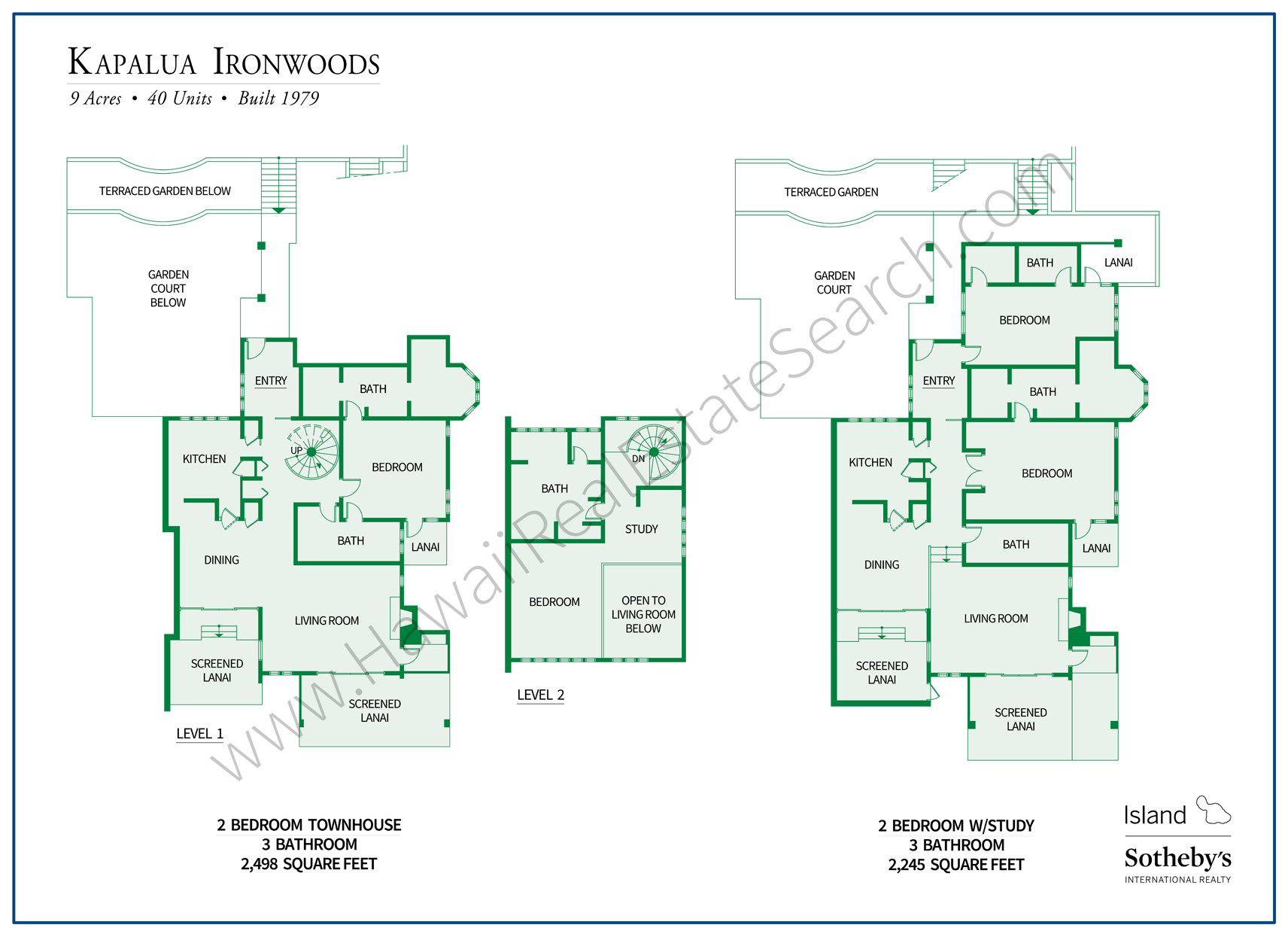 kapalua ironwoods floor plan 2 br